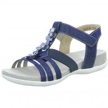 Rieker K2254-45 - Sandalias de vestir para niña, color negro, talla 41