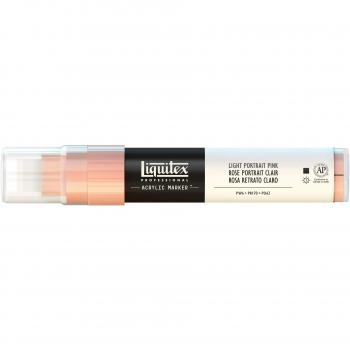 Liquitex 4610810 - Rotulador de pintura acrílica liquitex, punta ancha de 8-15mm, rosa retrato claro
