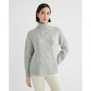 Jersey de mujer cuello alto Gap