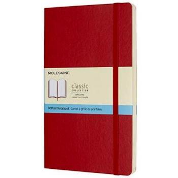 Moleskine Scarlet Red Large Dotted Notebook Soft