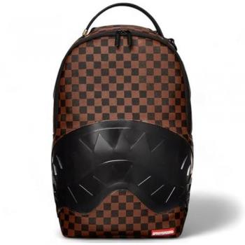 Sprayground Brown Shark Backpack with Hidden Pockets - Unisex, One Size