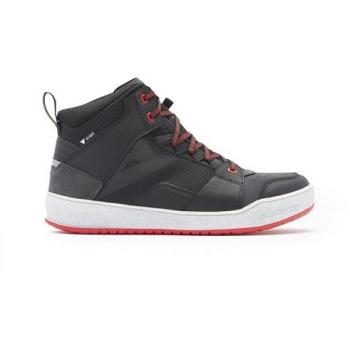 Dainese Zapatillas Moto Suburb D-WP Impermeables Negras Blancas Rojas 46