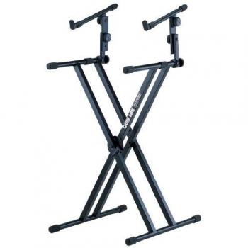 Quik-Lok QL-642 X-Style Double Brace Two-Tier Heavy Duty Keyboard Stand
