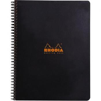 Cuaderno Rhodia Classic - Meeting - Negro