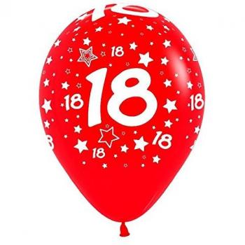 SEMPERTEX - Globos Nr 18, Color Multicolor, Talla 30 cm diámetro