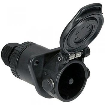 Tomacorriente remolque HELLA 8JB 011 895-001 - 12V, 7-polos, con tornillo de conexión, protección IP54