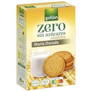 Gullón Galletas María Zero sin azúcares, 400 gramos, caja de 10 unidades