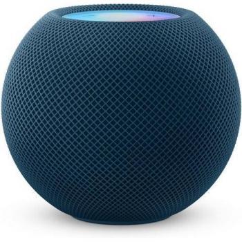 Apple HomePod mini Altavoz Inteligente con Siri Integrado, Color Azul, Control Táctil, Compatible con Apple Music y TuneIn