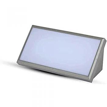 Lámpara de Muro LED SMD 20W IP65 Color Gris 6400K Luz Indirecta