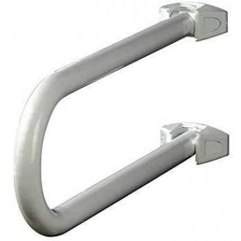 Asa de Soporte para Baño Secura - Wenko, Aluminio, 53 x 21 x 10 cm, Blanco