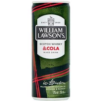 William Lawson's William Lawson's Whisky Blended William Lawson'S Con Cola Listo Para Tomar 24 Latas X 25Cl