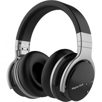 Auriculares Bluetooth Inalámbricos Mighty Rock E7C con Cancelación Activa de Ruido, 30 Horas de Batería y Micrófono Integrado