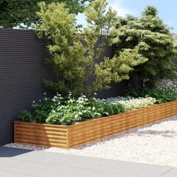 Corten Steel Garden Raised Bed 770x100x36 cm