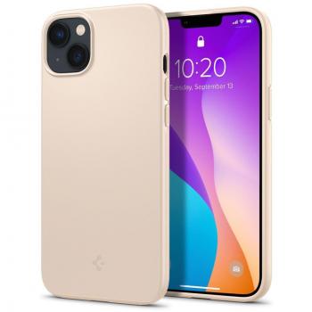 Funda delgada Spigen para iPhone 14 Plus color Beige Arena