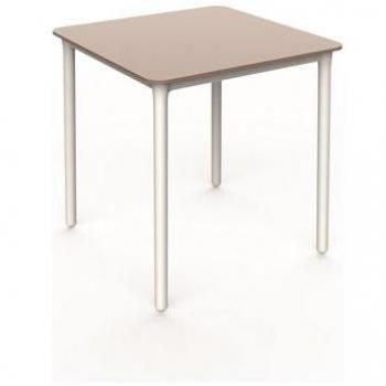 Mesa Cuadrada Marsella Arena/Blanco 70 x 70 cm