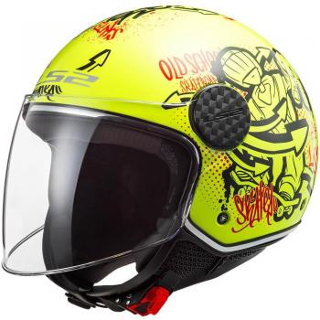 Casco LS2 OF558 Sphere Lux Skater amarillo