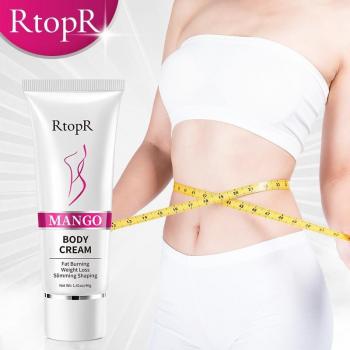 Crema Corporal RtopR Mango Reafirmante Anticelulitis y Pérdida de Peso, Masaje Perfecto para Cintura y Piernas