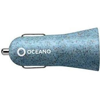 Cargador de Coche SBS Oceano Eco-Friendly 10W con 2xUSB en Color Blanco