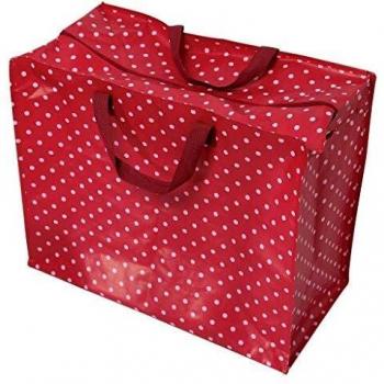 Rex London Jumbo Retrospot Storage Bag - Large, Durable Zip-Up Organizer (55 x 48 x 28 cm, 70L)