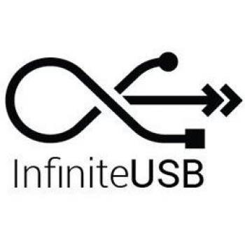 InfiniteUSB - NARANJA - Cable de datos/de carga con USB-Hub para iPhone, iPad, iPod