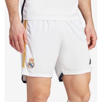 Adidas Real Madrid Men's Home Football Shorts 2023-2024 - White - Size XXXL