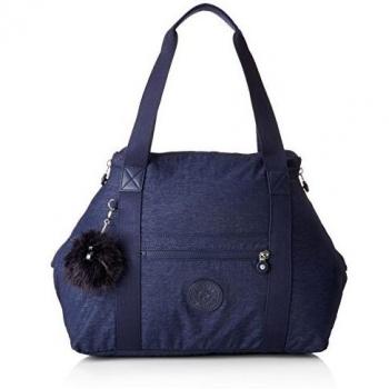 Kipling Art M Bolsa de Tela y Playa, 58 cm, 26 litros, Azul