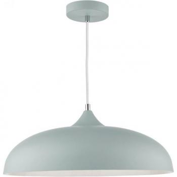 Lámpara colgante Kaelan gris mate 1 bombilla 19cm E27