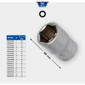 Llave de vaso hexagonal 3/8 - 20 mm - Brilliant Tools BT021814