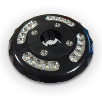 Luz LED Negra para Parasol de Mástil Central y Desplazado Sweeek