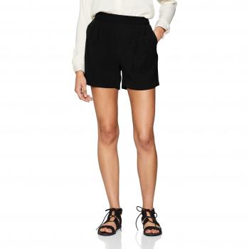 Vila Clothes Viesther Shorts, Pantalones Cortos para Mujer, Negro