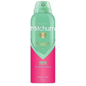 Desodorante y Antitranspirante en Aerosol Mitchum para Mujer Protección 48hr Aroma Flores Frescas 200 Ml
