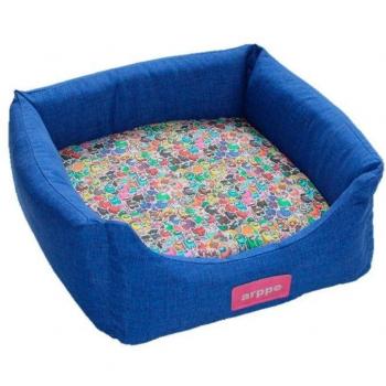 Cuna para Perros JAUJA ARPPE Talla L 62x44x20 Loneta Estampada Rectangular