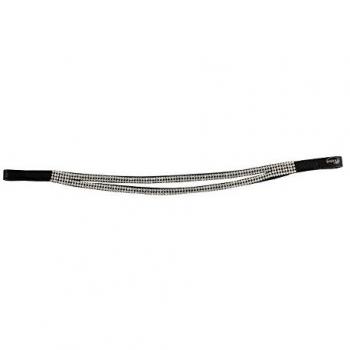 Horka frondeel Split, negro/plata, doble
