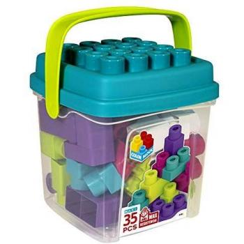 ColorBaby - Juguete bebe, Bloques de construcción niños, Piezas construccion bebe, Juego bloques construccion, Juguetes bebe 1 año, Caja ladrillos de colores trending, Juegos construccion