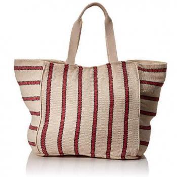 PIECES Pcnikita Shopper Sww, Con asa. para Mujer, Beige