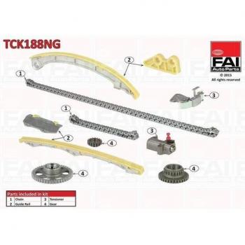 Kit de cadena de distribución FAI AutoParts TCK188NG