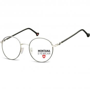 Montana Eyewear MM587 Armazones para Hombre Negros, 50 Lentes Recetadas Para Hombre Negros, Gafas Recetadas para Hombre Negras
