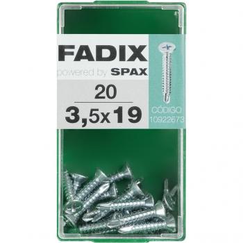 Tornillo Roscachapa Cabeza Plana Ø3,5 x 19 mm - Caja 20 Uds