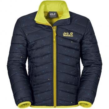 Jack Wolfskin Boys Crosswind Microguard Insulated Winter Jacket Navy