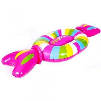 Superflotadores Colchoneta Hinchable Candy Caramelo, 240x90x35cm
