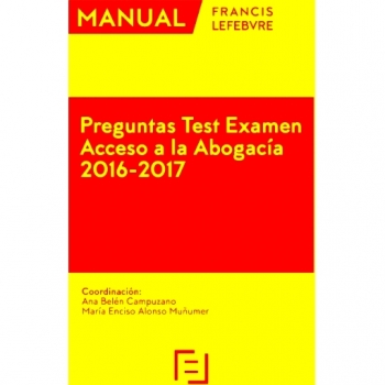 Manual Preguntas Test Examen Acceso a la Abogacía 2016-2017