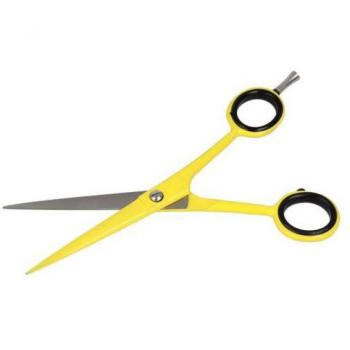 Tijera Profesional Zenish 6 Rosa Neon - Diseño Ergonómico y Corte Preciso