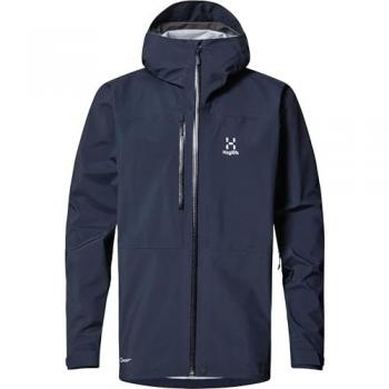 Haglöfs Men's Front Proof Hardshell Jacket - Tarn Blue - Size Medium