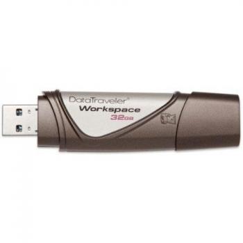 Kingston Technology DataTraveler Workspace 32GB 32GB USB 3.0 Marrón, Plata unidad flash USB - Memoria USB