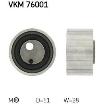 Polea tensora de correa dentada SKF VKM 76001, alta calidad, diseño duradero, fácil instalación, compatible con múltiples vehículos