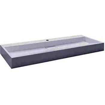 120x46x11 cm Mineral Cast/Marble Cast White Wash Basin