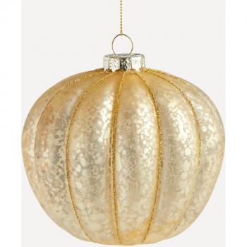 Colgante de cristal Calabaza Glitter Navidad
