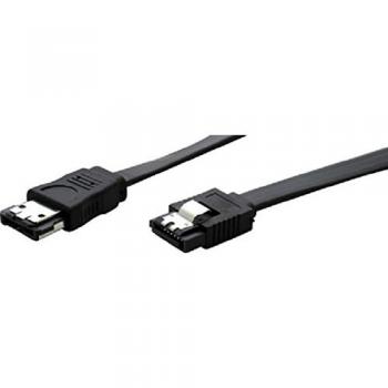 Cable eSATA de 0.5m Tecline - Alta Calidad, Conectores 7pines Macho a Macho