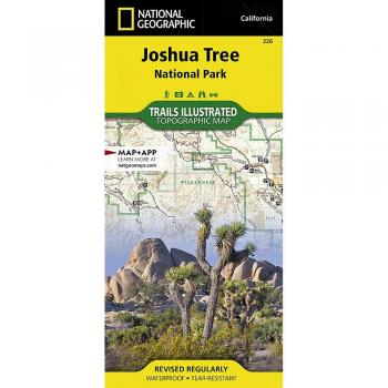 Joshua Tree National Park Topographic Hiking Map - 1:80,000 Scale