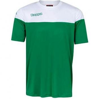 Kappa MARETO SS Camiseta de equipación, Hombre, Verde/Blanco, M